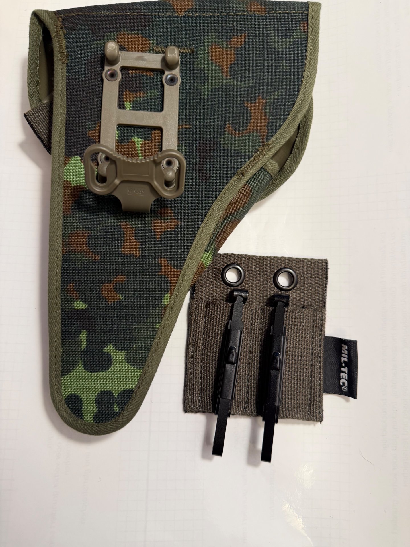 Pistolentasche fürP1(P 38) orig. BW in Flecktarn – Bild 4