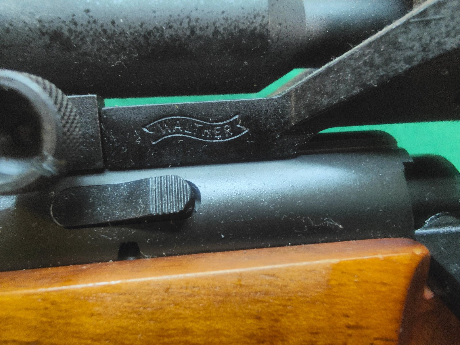 Matchgewehr Walther .22 KK Einzelladerbüchse mit Diopter und Lochschaft – Bild 5