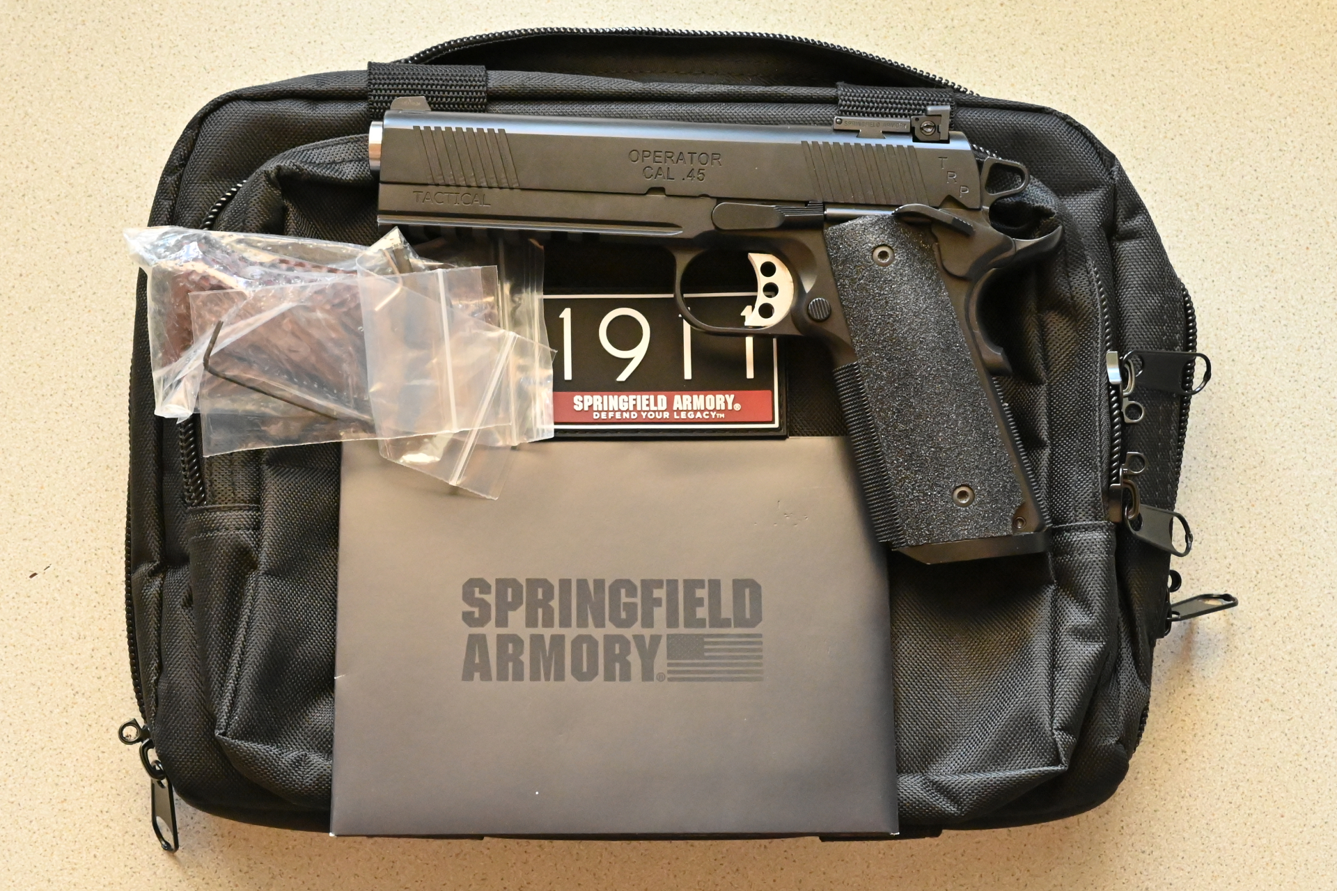Springfield Armory 1911 TRP Operator Long Rail .45 ACP – neuwertig – Full Rail – Bild 6