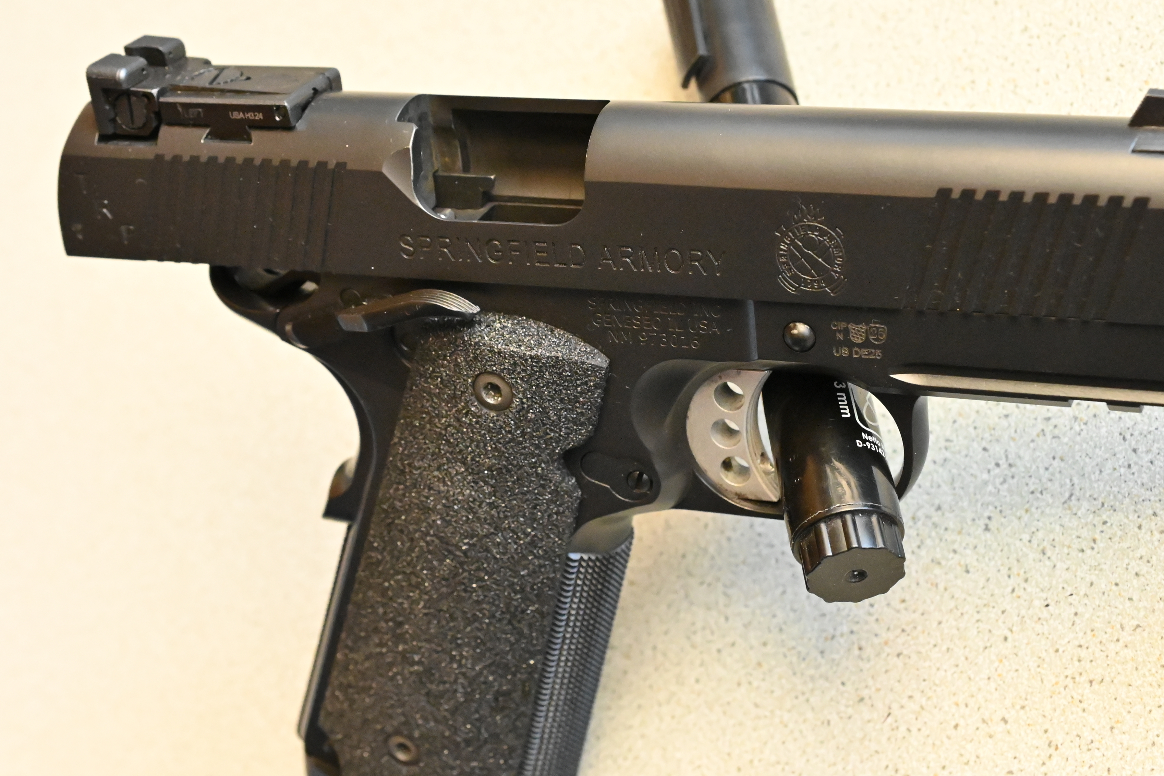 Springfield Armory 1911 TRP Operator Long Rail .45 ACP – neuwertig – Full Rail – Bild 3