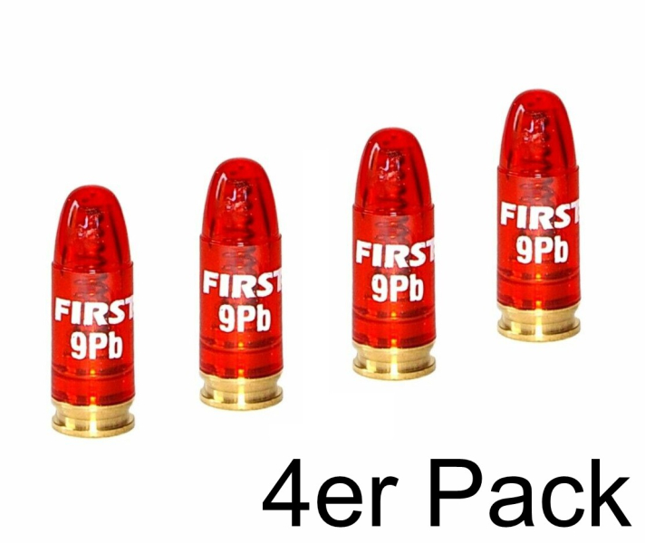 4er 9 Para, 9 Parabellum, 9 Luger, 9x19mm Pufferpatronen!!! ->TOP Angebot!!!<- – Bild 1