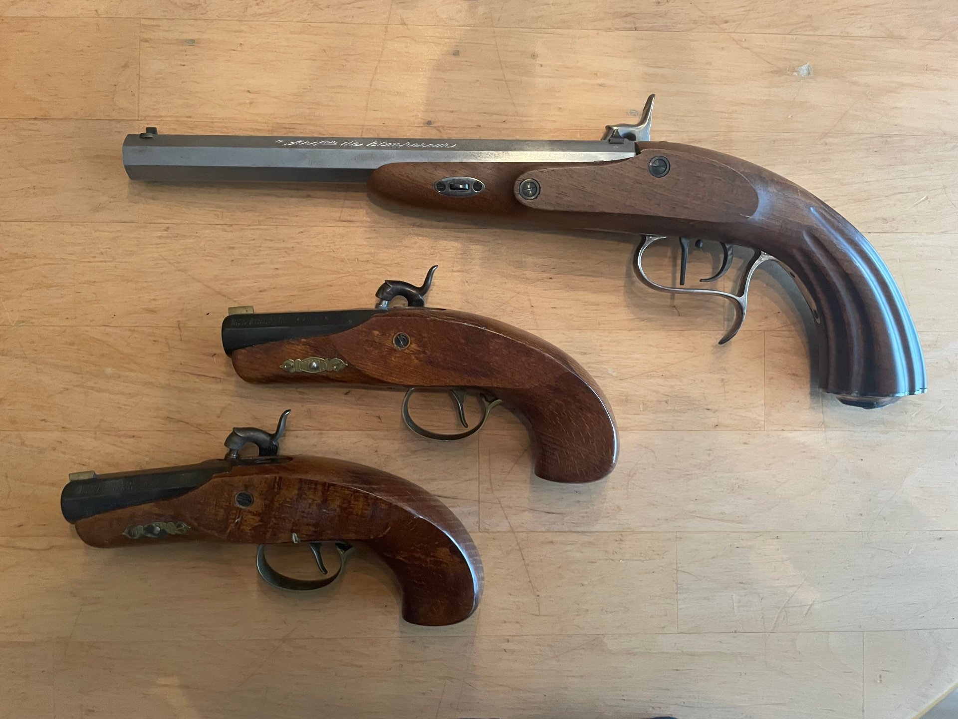 Perkussionsvorderlader "Le Page" + 2x Derringer alle in Kal .45 !!! Kein Versand !!! – Bild 2