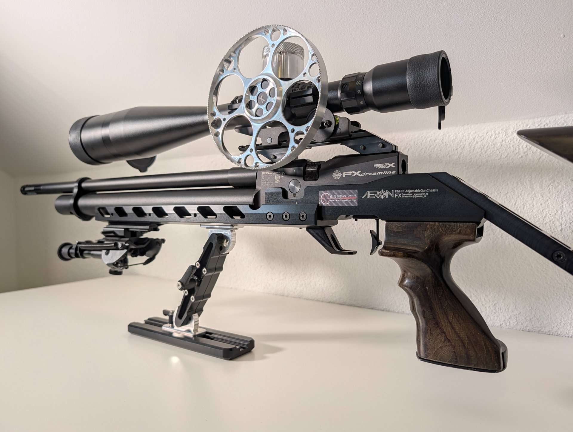 FX Dreamline Field Target / Benchrest Spezial-Anbau im AERON CZ Chassis + Falcon X50 – Bild 5