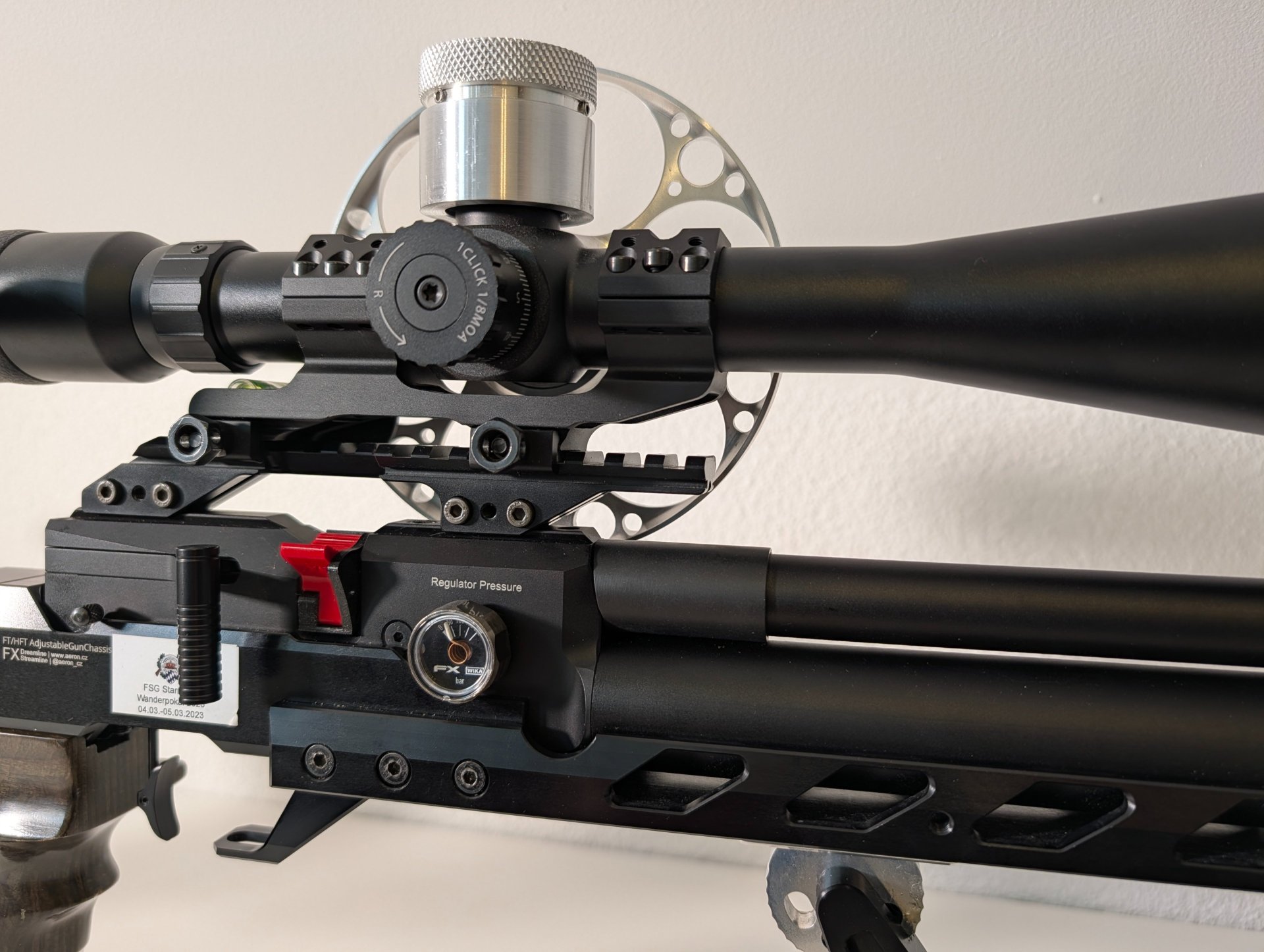 FX Dreamline Field Target / Benchrest Spezial-Anbau im AERON CZ Chassis + Falcon X50 – Bild 9
