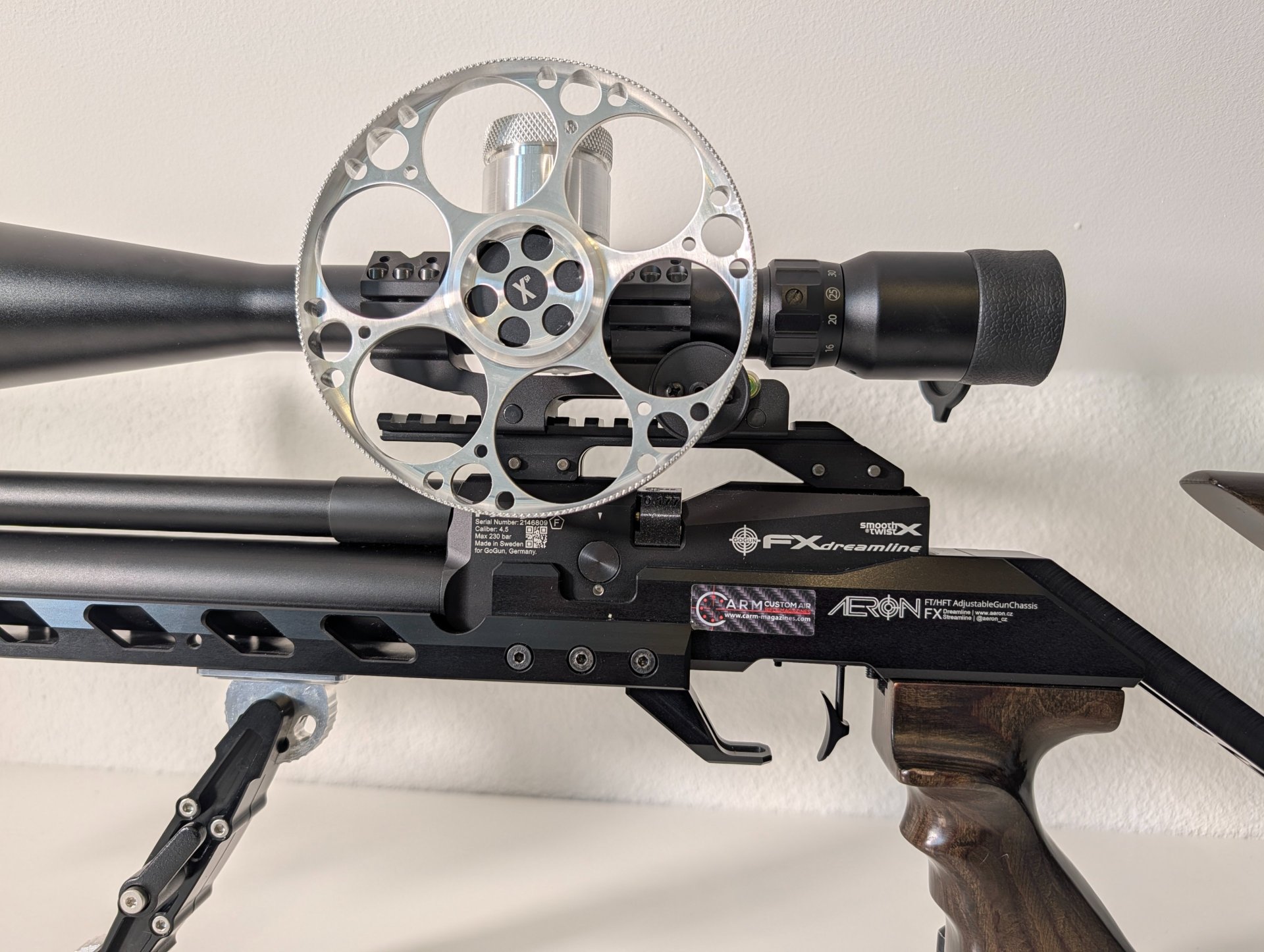 FX Dreamline Field Target / Benchrest Spezial-Anbau im AERON CZ Chassis + Falcon X50 – Bild 3