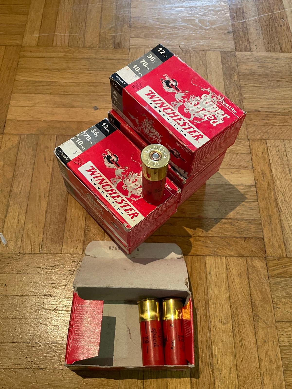 Winchester Super Speed Jagd-Schrotmunition – Größe 5, Kaliber 12/70 – Bild 1