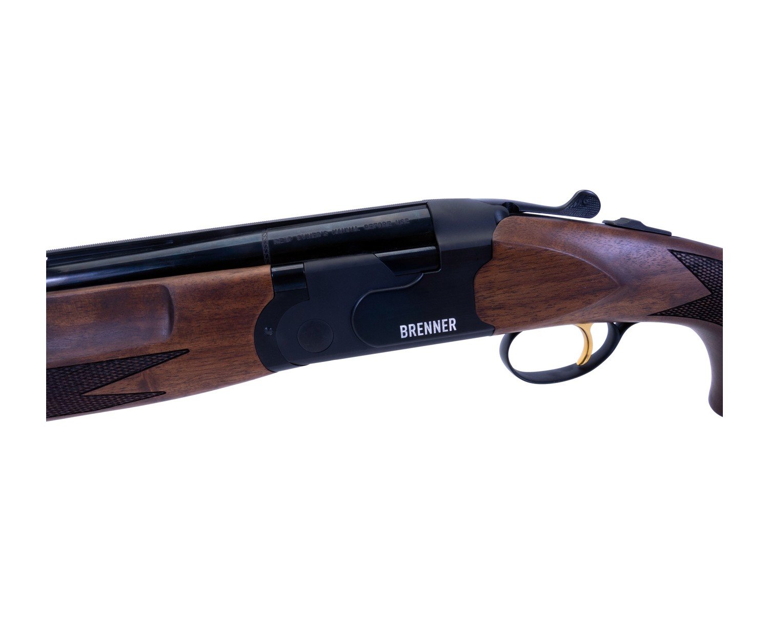 Brenner BF18 Bockflinte, 12/76, 71 cm Lauf, Rechtsschaft, Schwarz – Bild 4