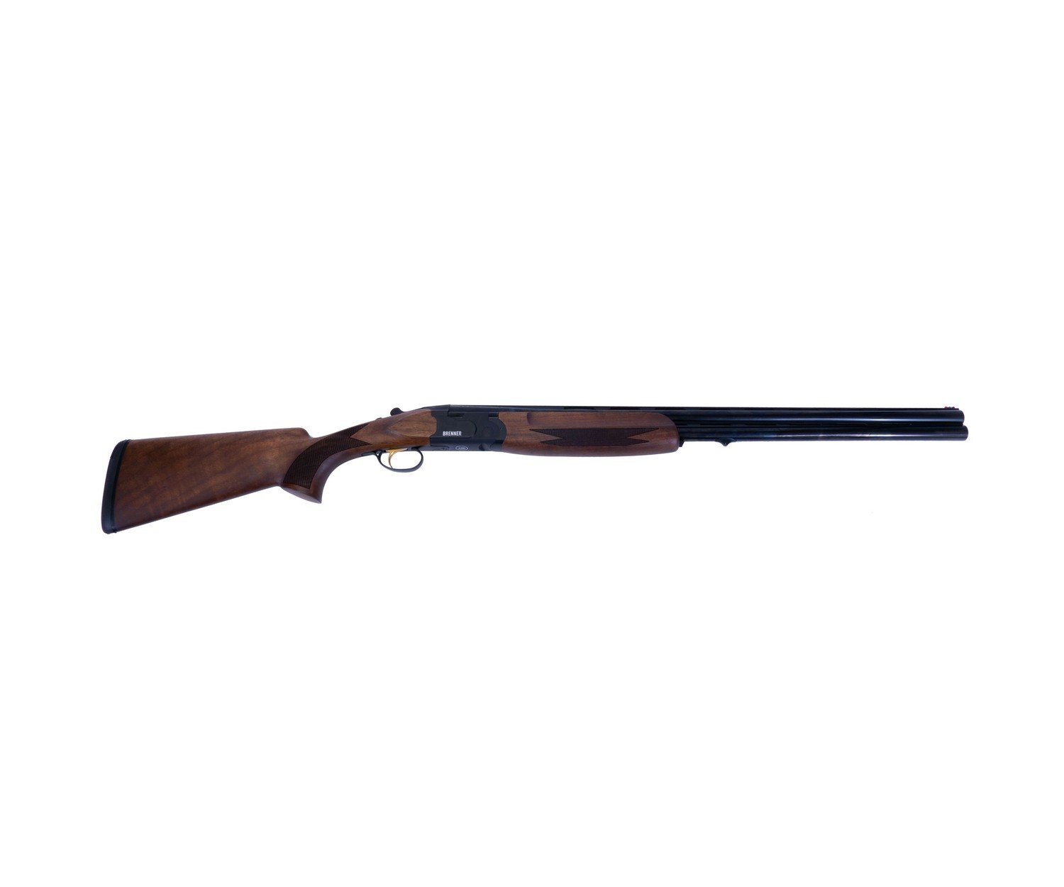 Brenner BF18 Bockflinte, 12/76, 71 cm Lauf, Rechtsschaft, Schwarz – Bild 1