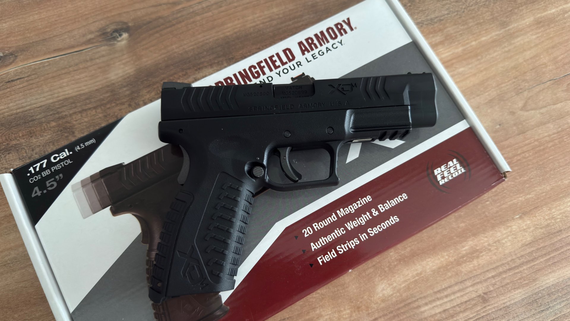 Springfield XDM 4,5 mm BB Blowback Co2-Pistole – Bild 1