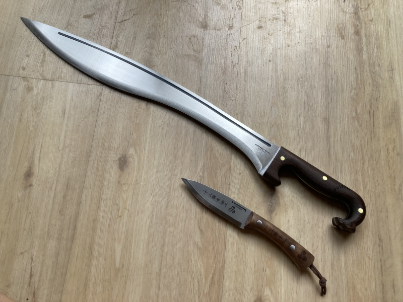 Condor Falcata + Druid Messer - Schwert, Säbel, Dolch, Sax, Kelten – Bild 1