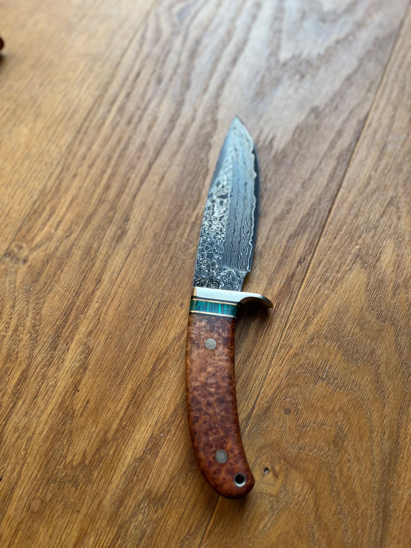 Jagdmesser Solingen Japanischer VG-10 Damast stahl nr 67 von 100 – Bild 1