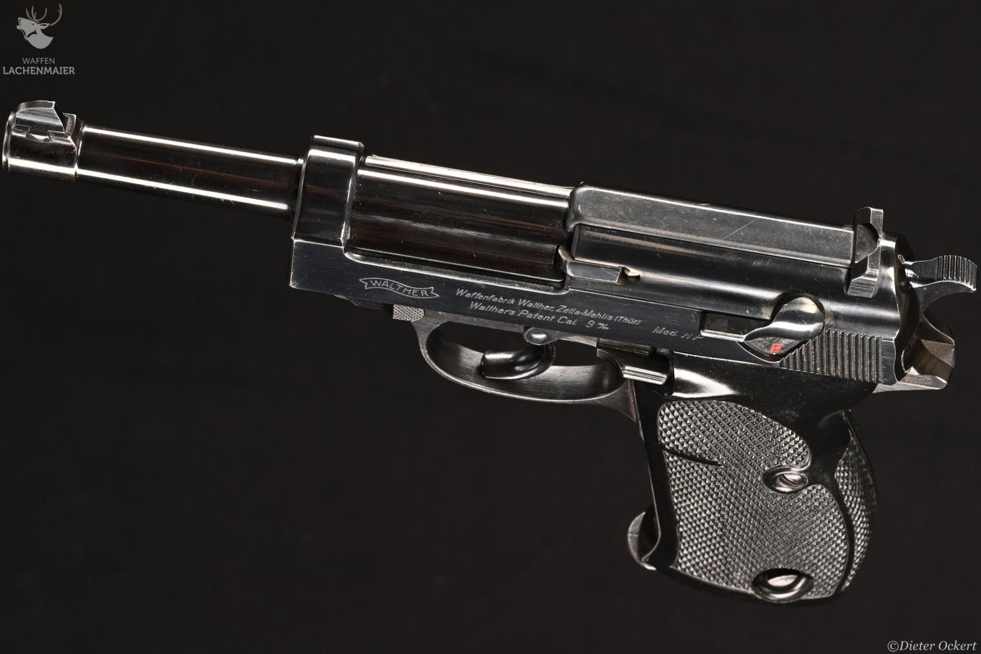 Walther / Zella-Mehlis Modell HP (Heeres-Pistole) Kaliber 9mmLuger – Bild 2