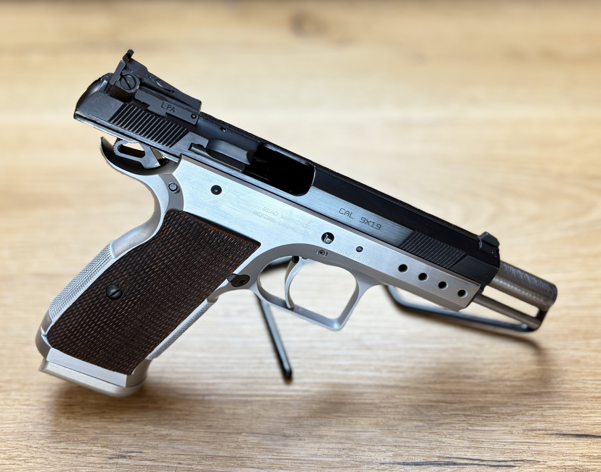 Pistole Tanfoglio LIMITED Kal. 9mm luger 5" ++ TOP ZUSTAND ++ – Bild 5