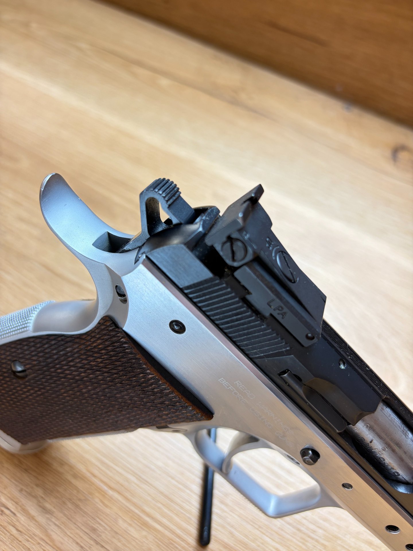Pistole Tanfoglio LIMITED Kal. 9mm luger 5" ++ TOP ZUSTAND ++ – Bild 4