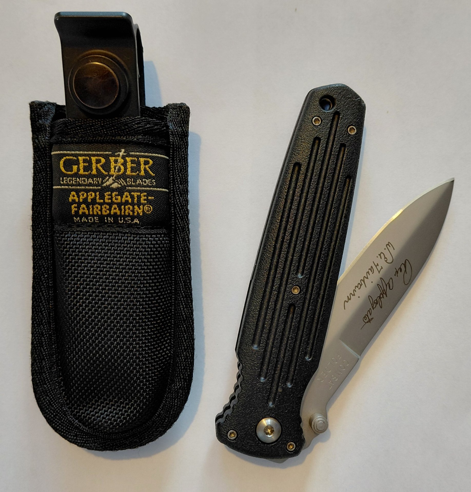 Vintage Gerber Applegate-Fairbairn Combat Folder – Bild 3