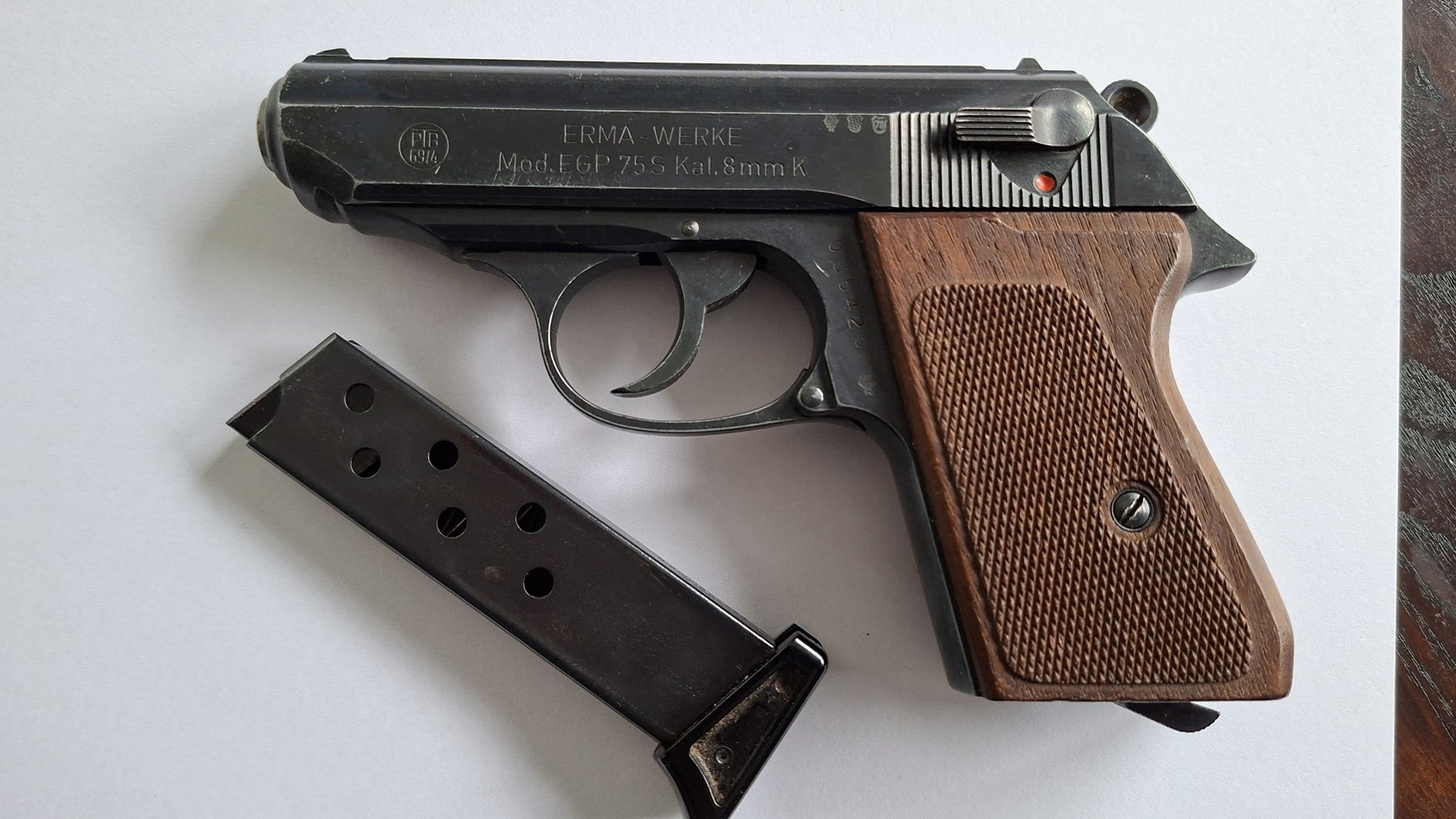 ERMA Mod EGP 75 S Kal. 8mm K ERMA-WERKE PTB 69/4 – Bild 1