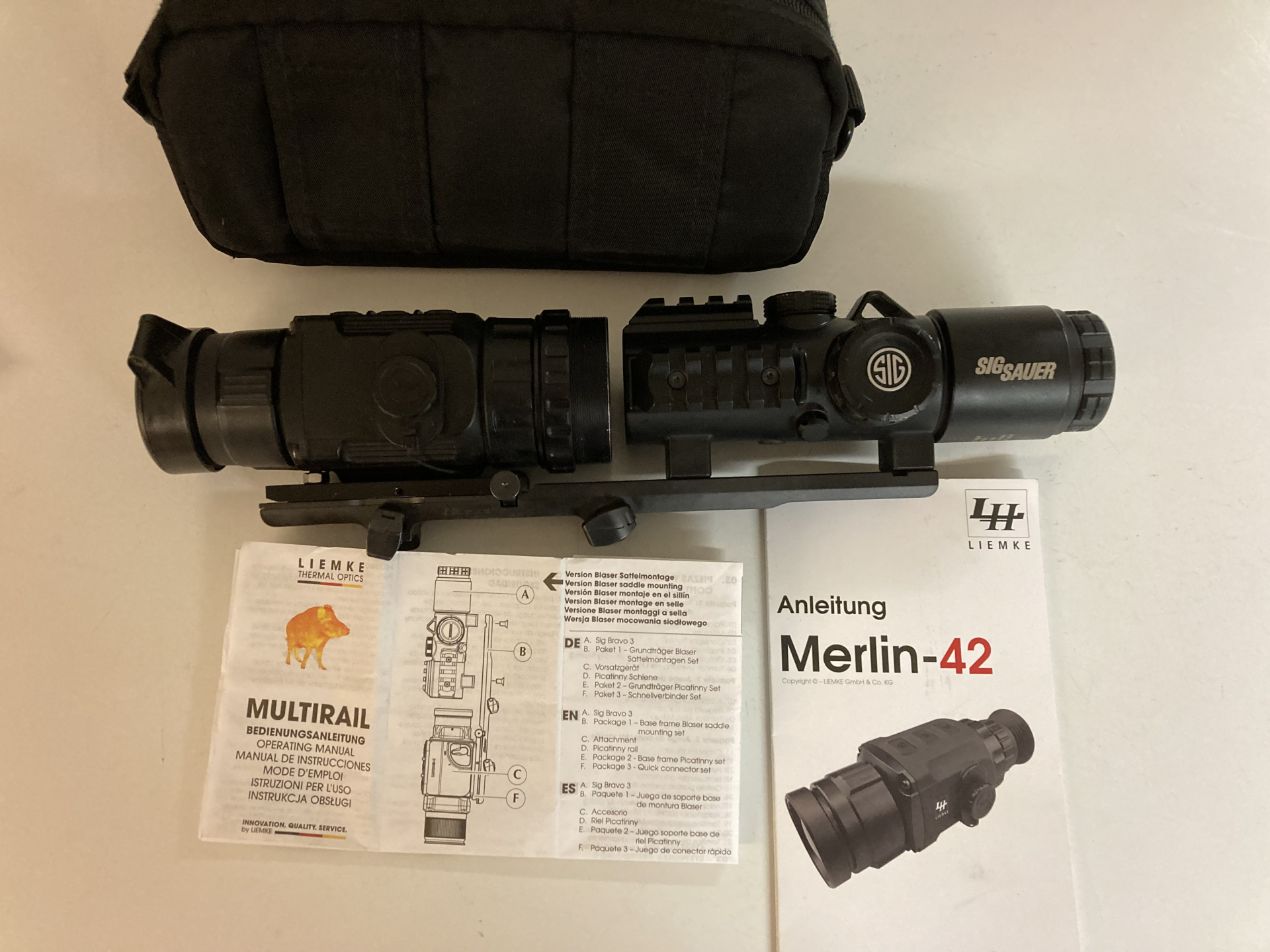 merlin 42 blaser multirail und Bravo 3 – Bild 1