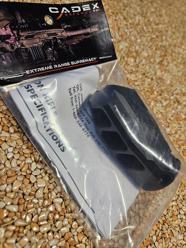 CADEX MX1 Mündungsbremse/Muzzle, 5/8x24 TPI – Bild 1