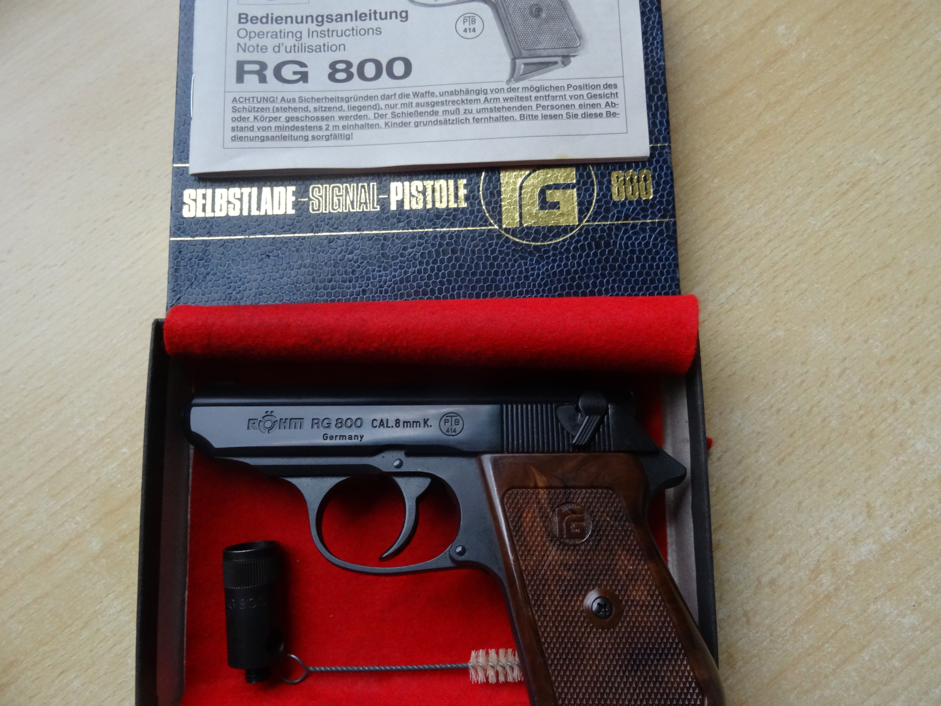 Original Röhm RG 800 Pistole-Beschuß 1993--TOP – Bild 2