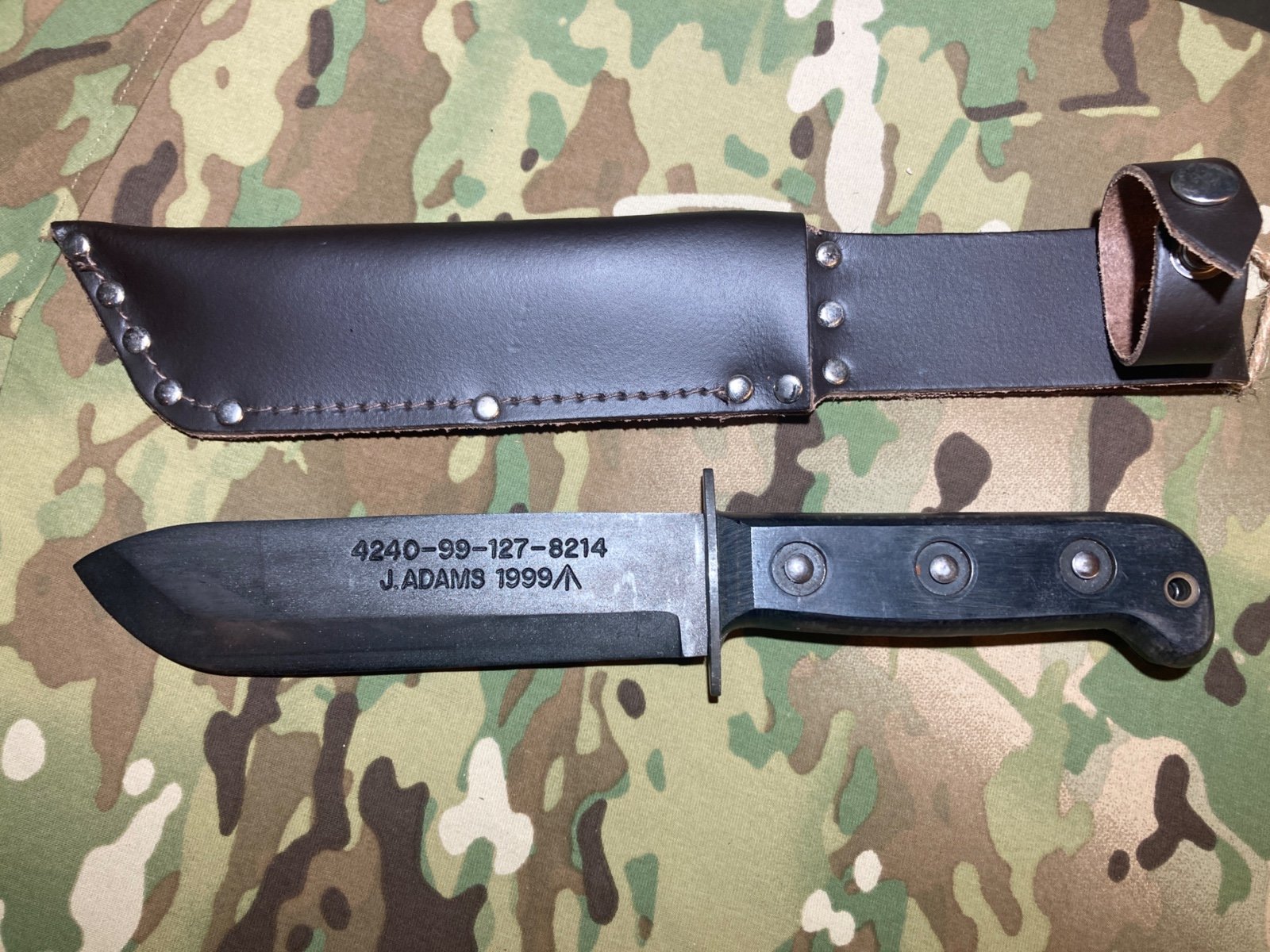 Sheffield MOD Survival Knife Kampfmesser RAF England Rodgers British Army – Bild 1