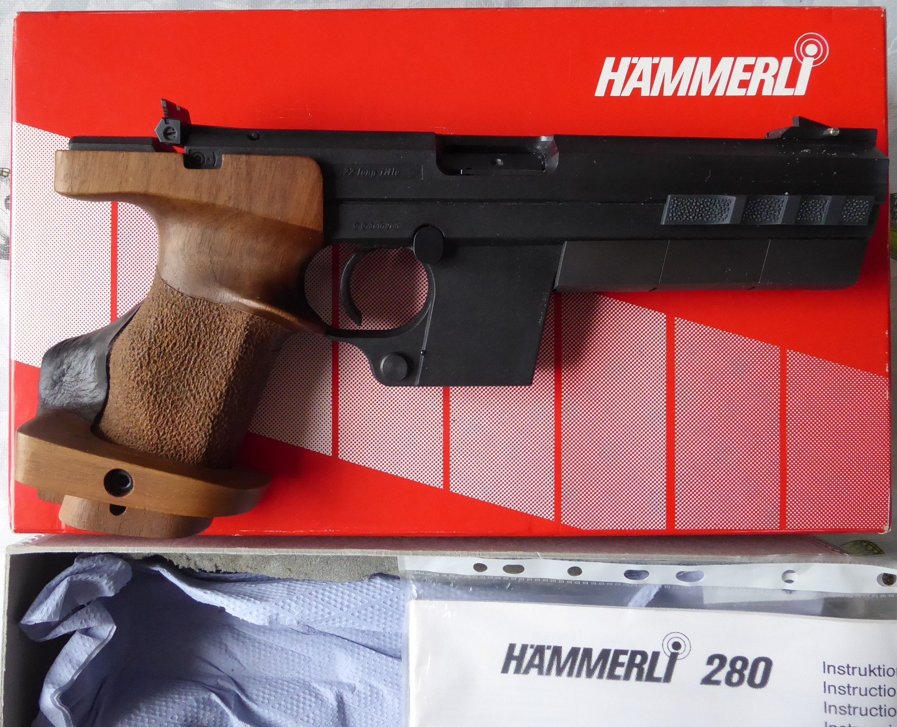 Hämmerli 280 Kaliber .22 lr. komplett mit Box in super Zustand – Bild 2