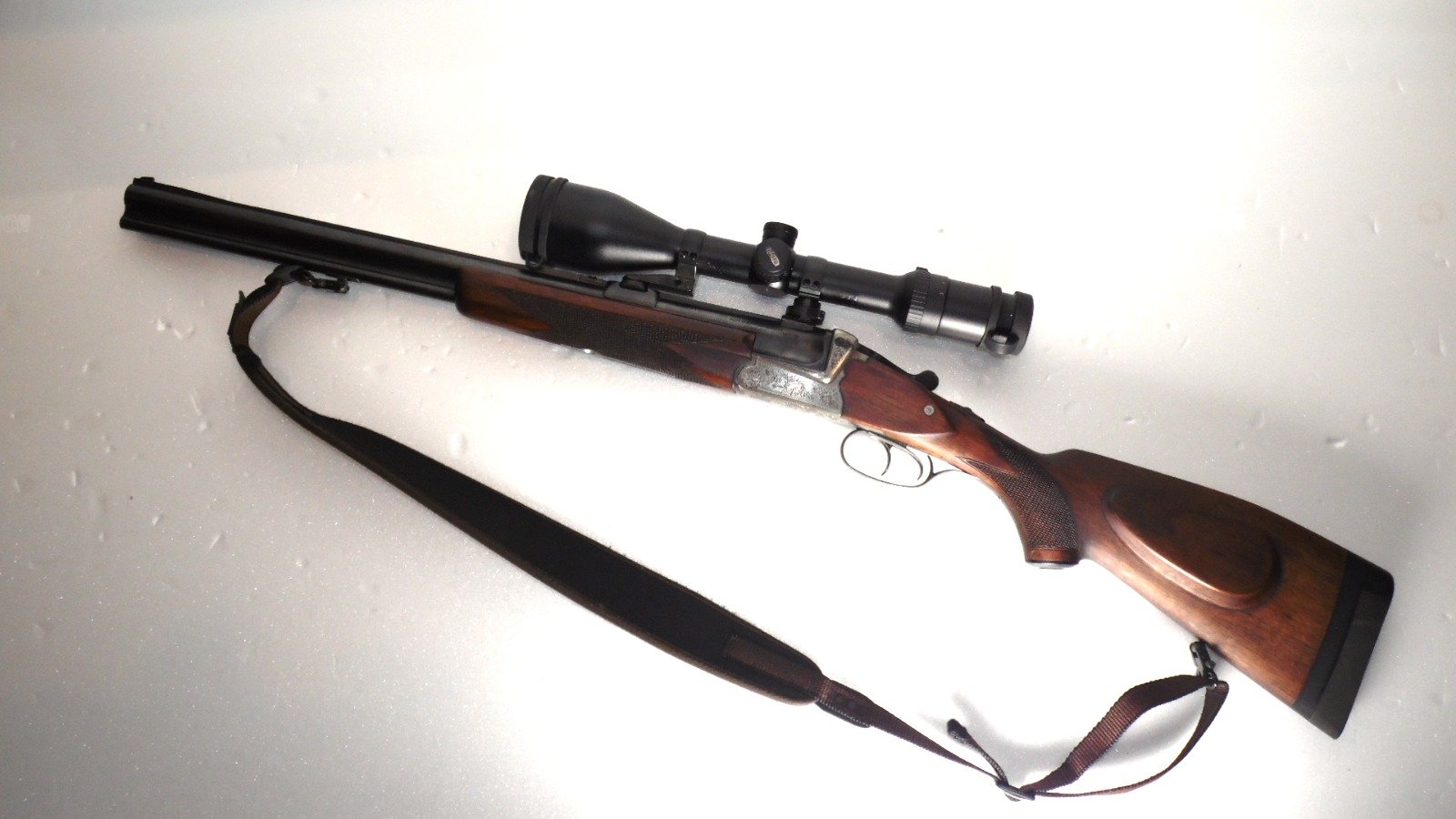 Bockbüchsflinte, S+S, Mod 54, 7x65R + 16/70, ZF Meopta R1 – Bild 1