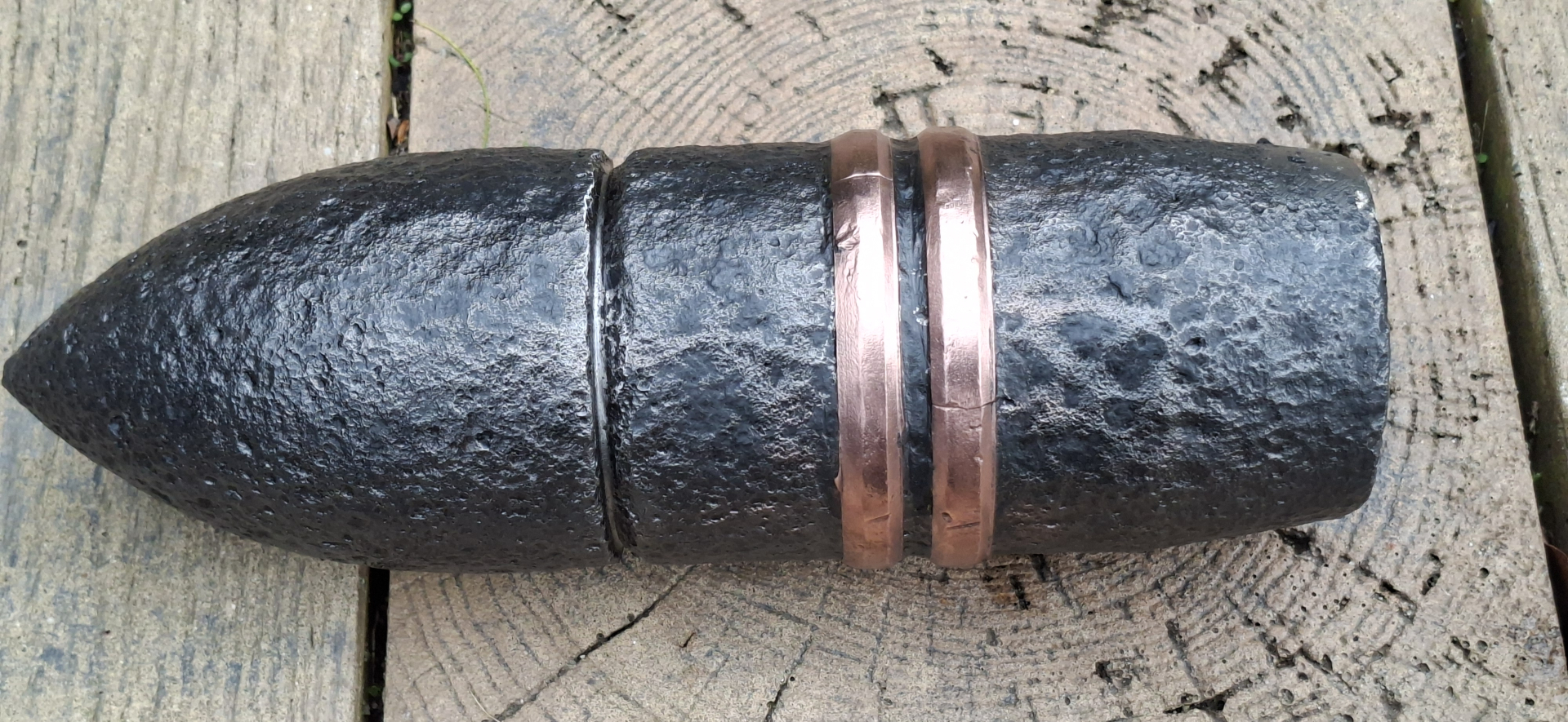DEKO Pz.Gr aus Panzer T34/85 -1944- 85 mmRussische - ORIGINAL WW 2 – Bild 3