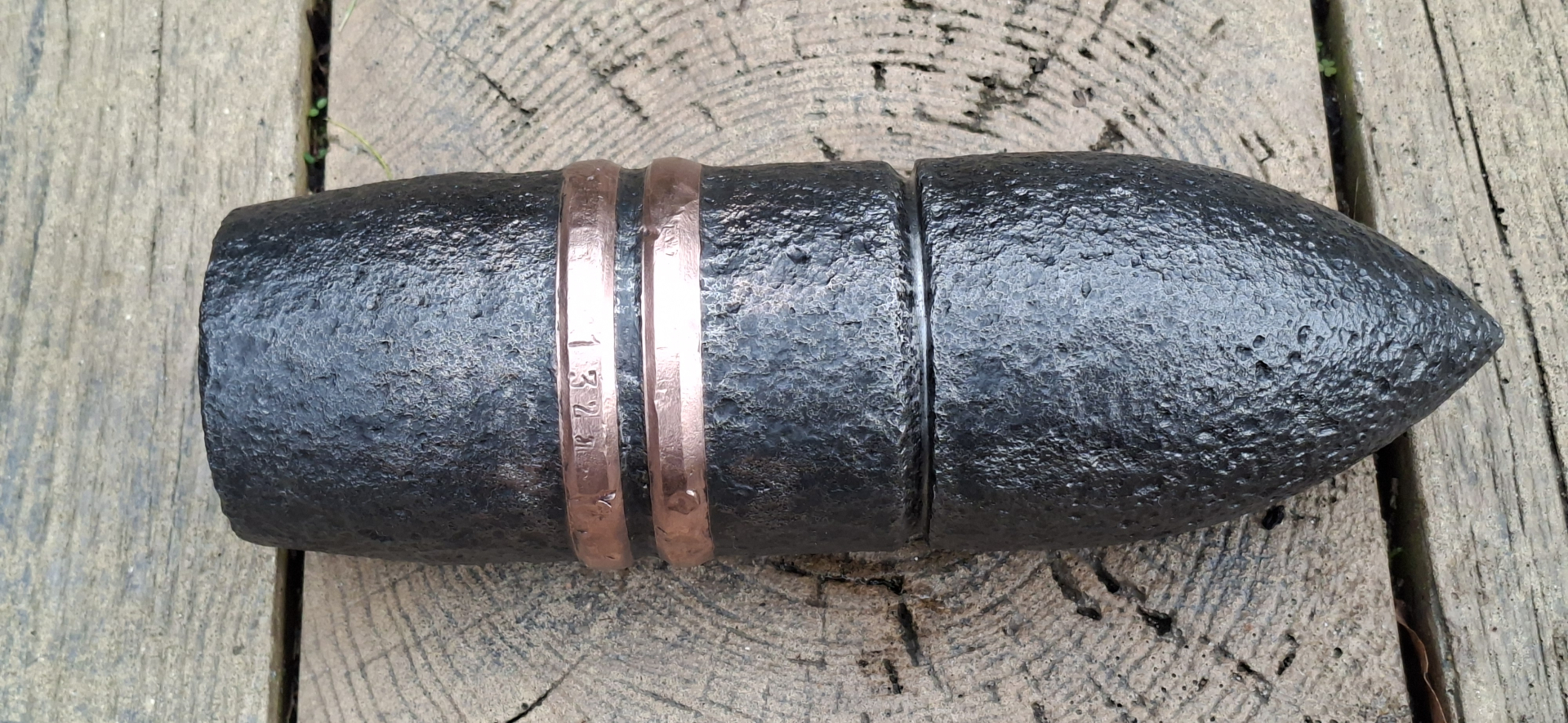 DEKO Pz.Gr aus Panzer T34/85 -1944- 85 mmRussische - ORIGINAL WW 2 – Bild 2
