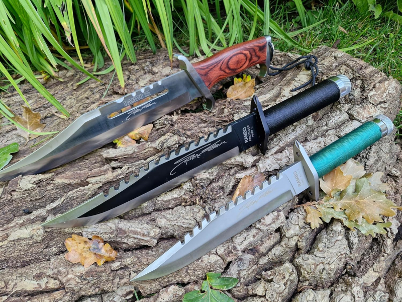 Jagdmesser Rambomesser Set -Rambo 1/2 / 3 Komplettset Signature Edition – Bild 1