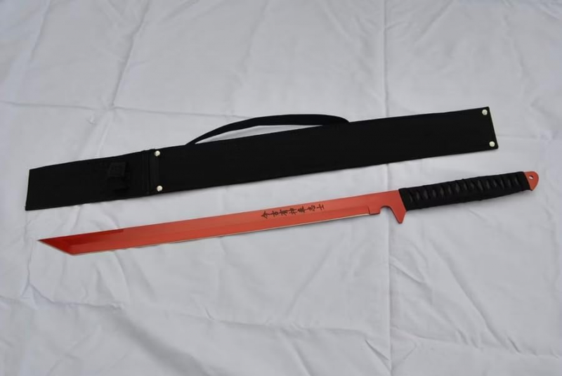 Ninja Schwert Technicolor Rot Scharf – Bild 1