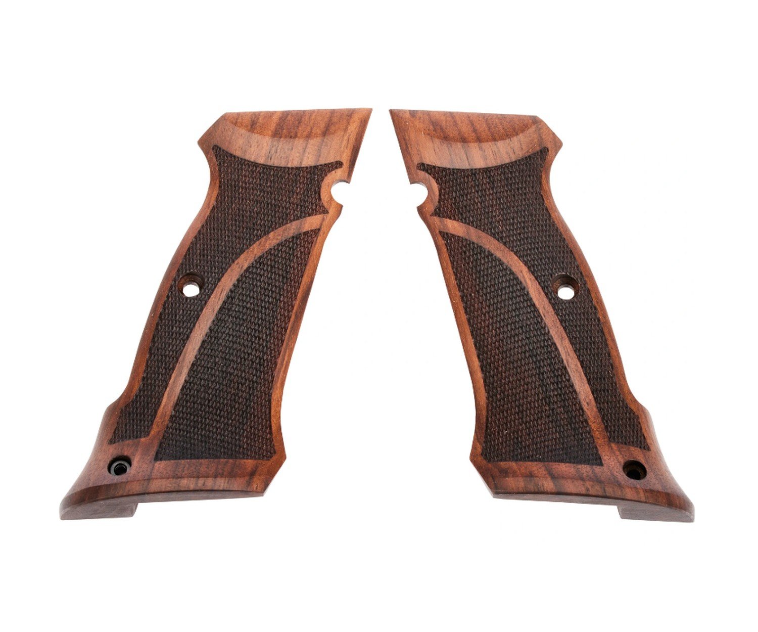 ProTuning Griffschalen Shadow2 lang, Nussbaum, Fischhaut, für CZ Shadow 2 – Bild 1