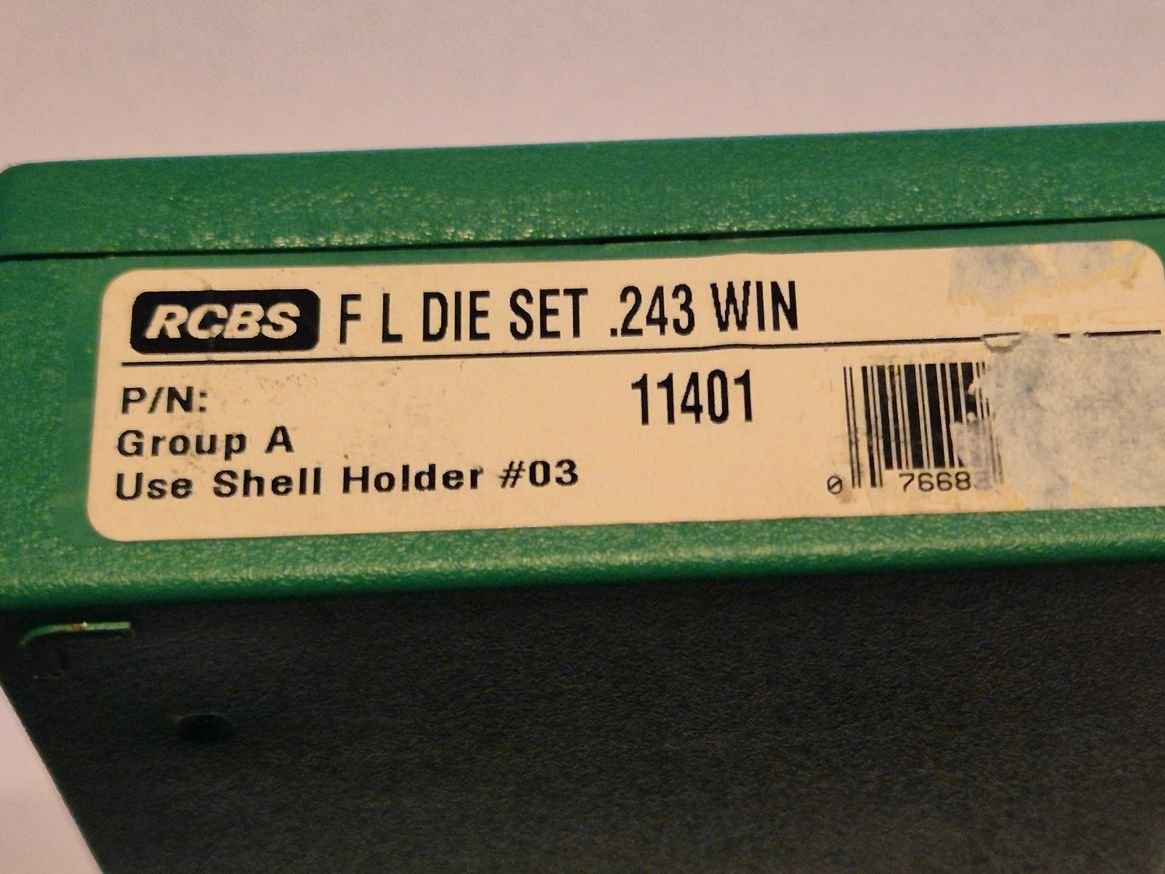RCBS Matrizensatz 243 WIN – Bild 1