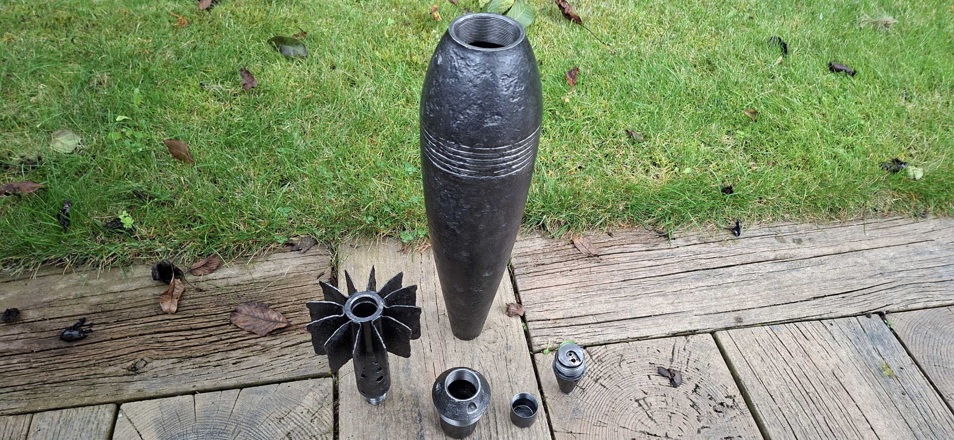 DEKO Russische 120 mm Wurfgranate - ORIGINAL WW 2 – Bild 2