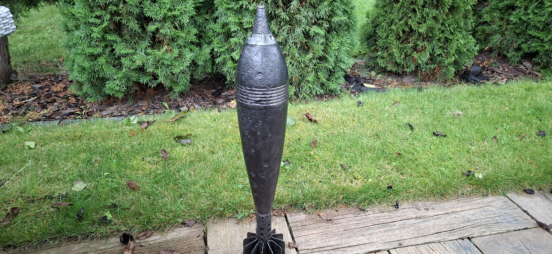 DEKO Russische 120 mm Wurfgranate - ORIGINAL WW 2 – Bild 1