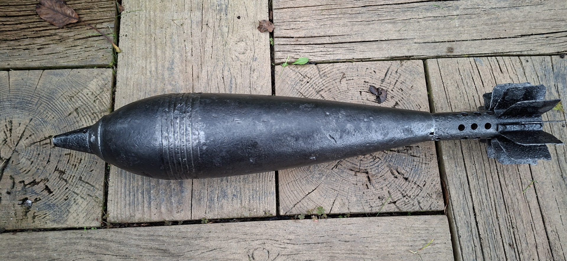 DEKO Russische 120 mm Wurfgranate - ORIGINAL WW 2 – Bild 3