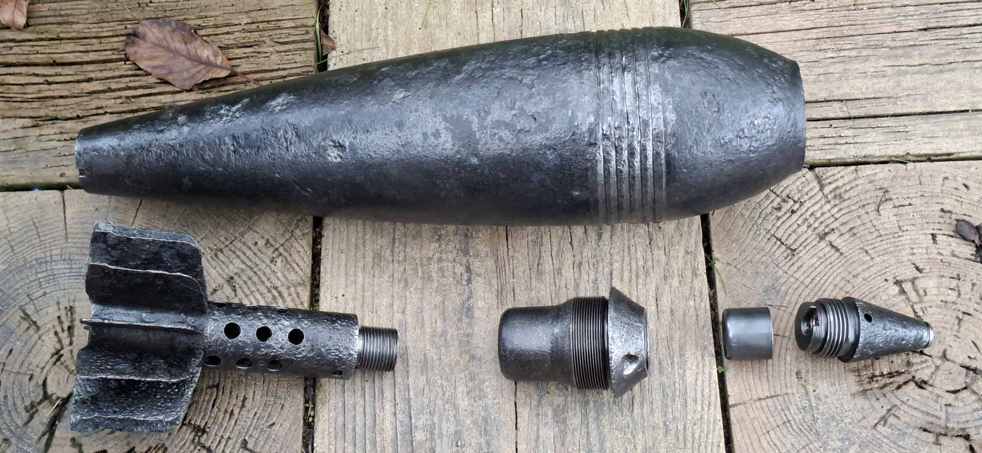 DEKO Russische 120 mm Wurfgranate - ORIGINAL WW 2 – Bild 4