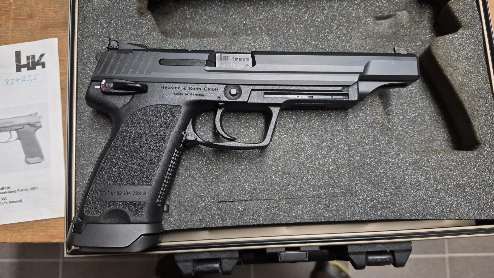 H&K Heckler & Koch Pistole USP Elite 9 mm Para / Luger neuwertiger Zustand – Bild 3