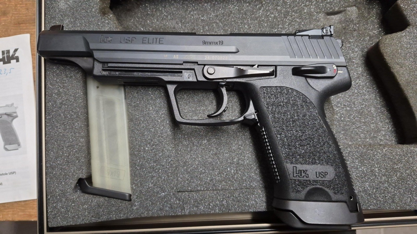 H&K Heckler & Koch Pistole USP Elite 9 mm Para / Luger neuwertiger Zustand – Bild 2