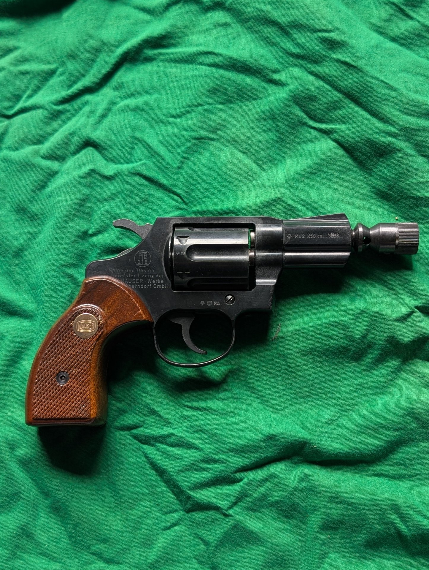 Gasrevolver Mauser Mod. K50 kal.9mm Schreckschuss PTB 216 – Bild 2