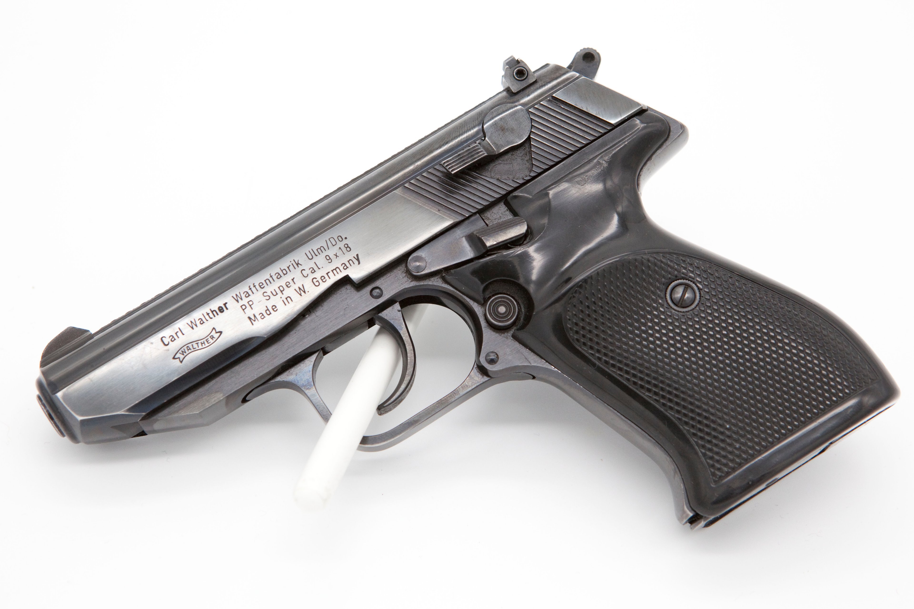 Walther PP Super 9×18 Police – mutmaßliche Behördenwaffe Polizei Rheinland-Pfalz – Originalbox – Bild 2