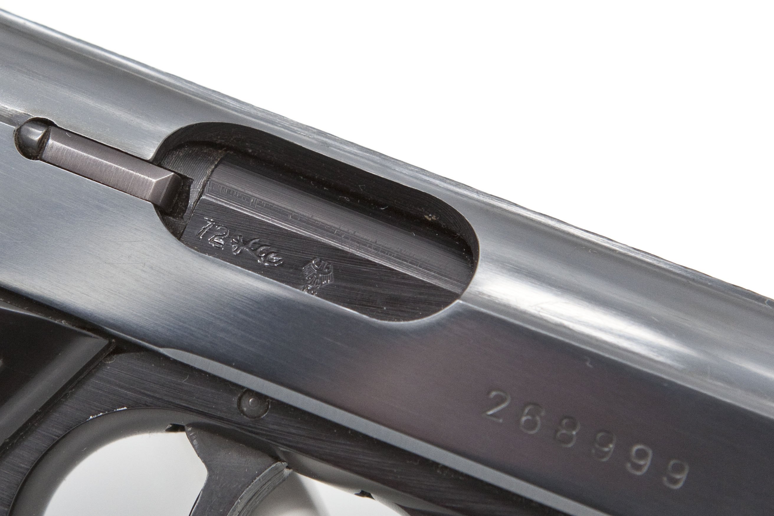 Walther TPH, Kaliber 6,35 mm Browning – frühe Ulmer Fertigung, Beschuss 1972 – Bild 3
