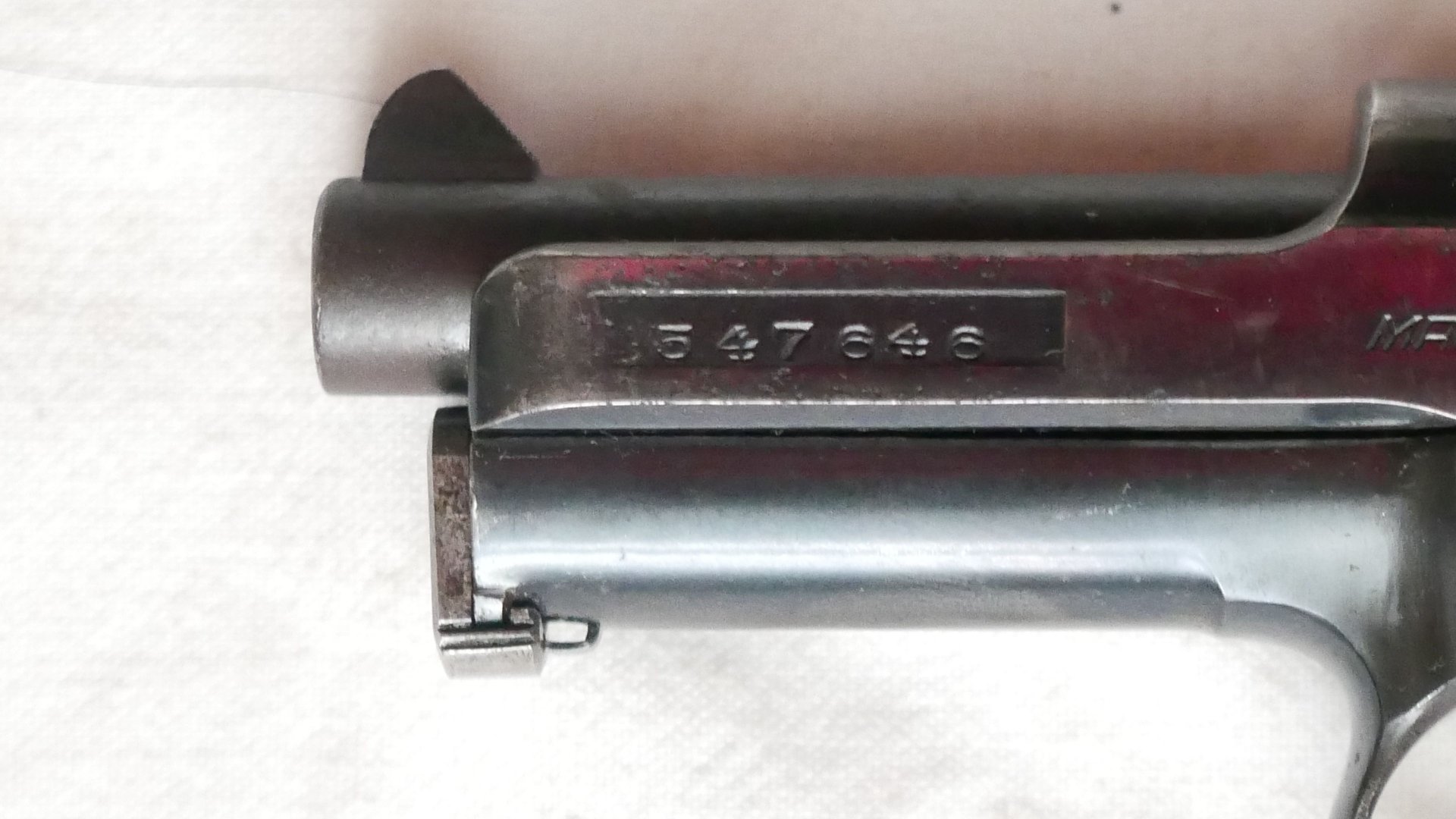 Pistole, Mauser, Mod 1934, Kal 7,65mmBr – Bild 4
