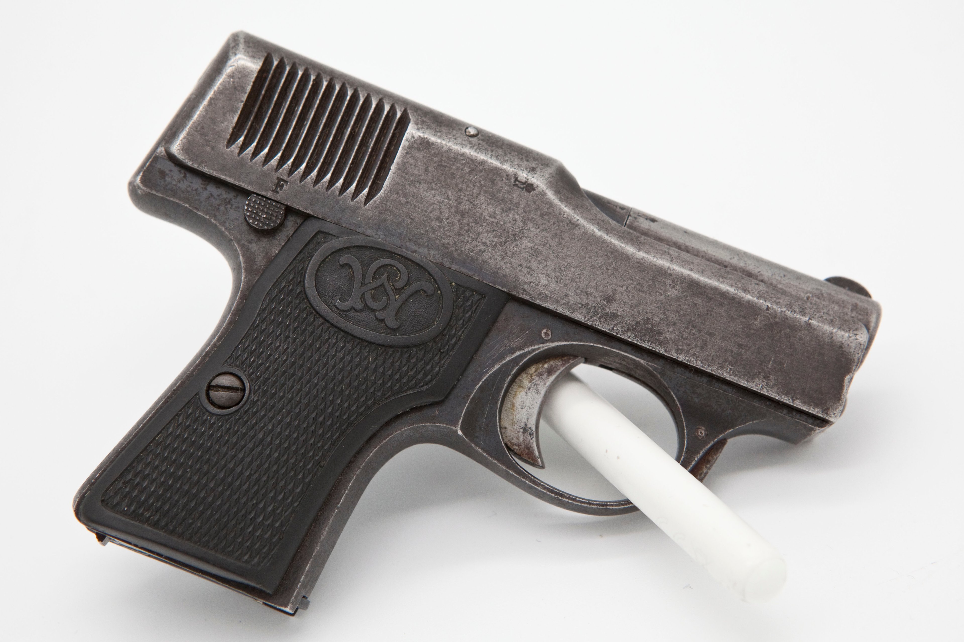 Walther Modell 1, Kal. 6,35 mm Browning – frühe Ausführung, SN 9344 – historisches Sammlerstück – Bild 4
