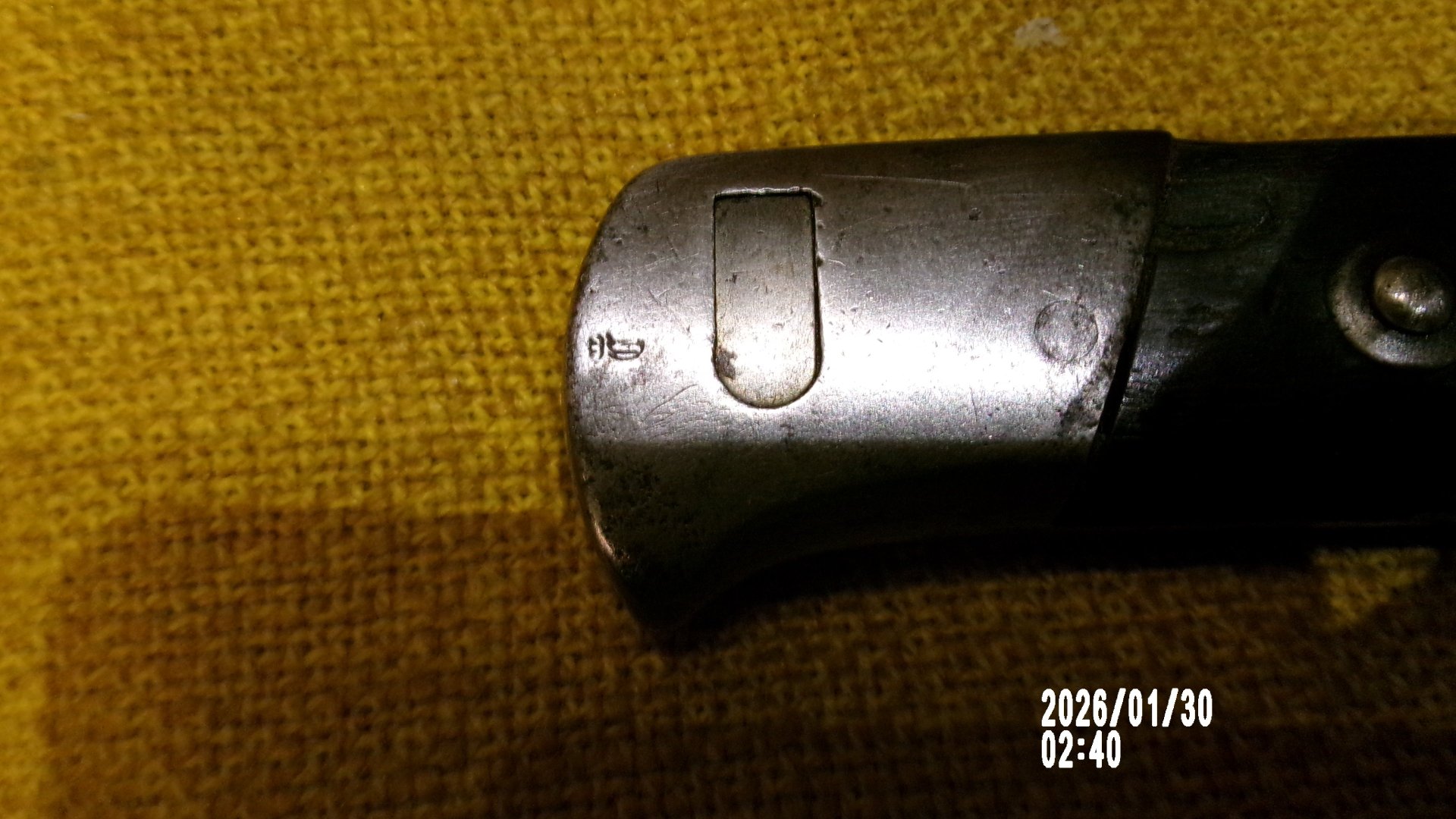 Notbajonett Ersatzseitengewehr Österreich M1888 deutsche Fertigung W17 Bajonett Feldgrau Selten – Bild 5