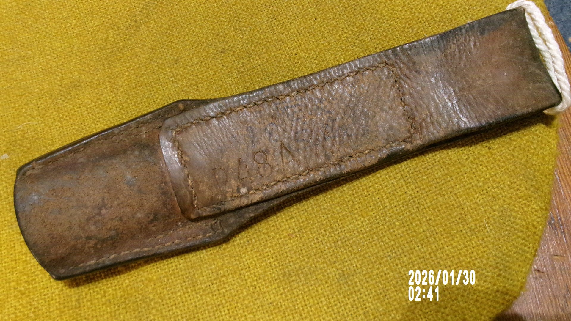 Original Koppelschuh für Österreichisches Bajonett M1888 deutsche Fertigung – Bild 2
