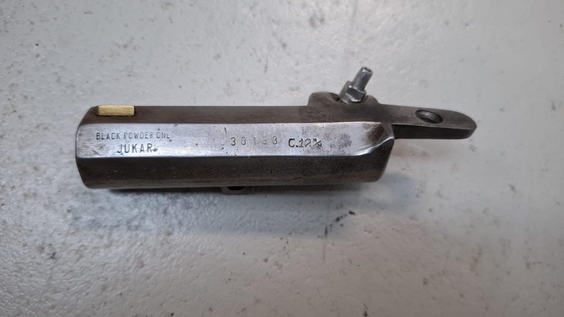 Vorderlader Pistole Schwarzpulver Perkussion Lauf Kal. .45 BP frei ab 18 Jukar Dikar – Bild 1