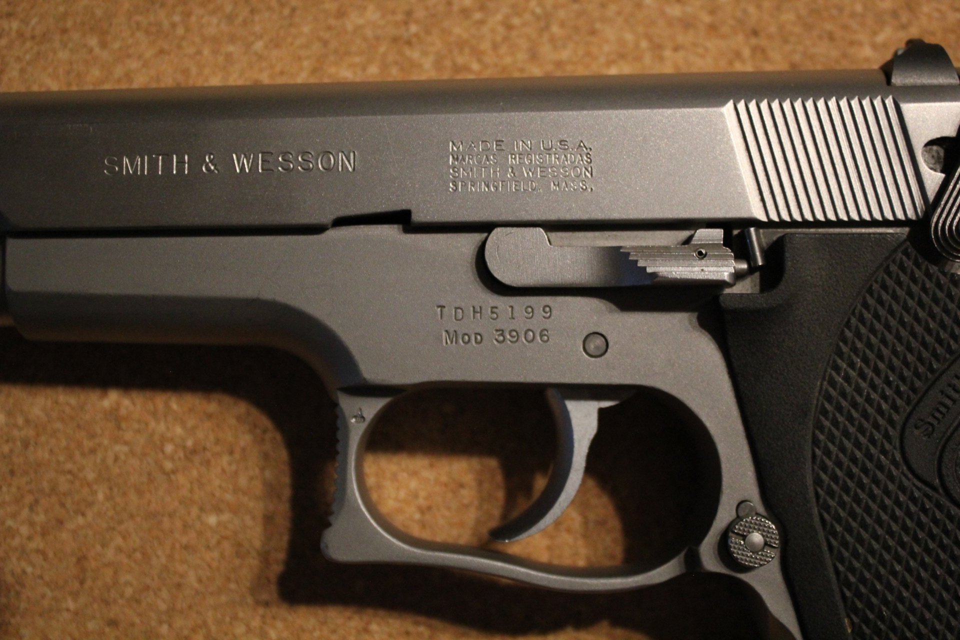 Smith & Wesson 9mm Luger Modell 3906 stainless steel – Bild 1