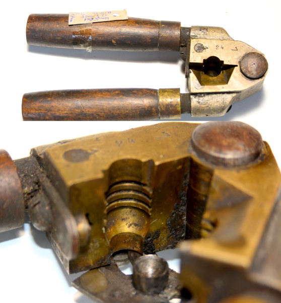 professionelle Kugelzange 19. Jahrhundert, 15,3 mm – Bild 1