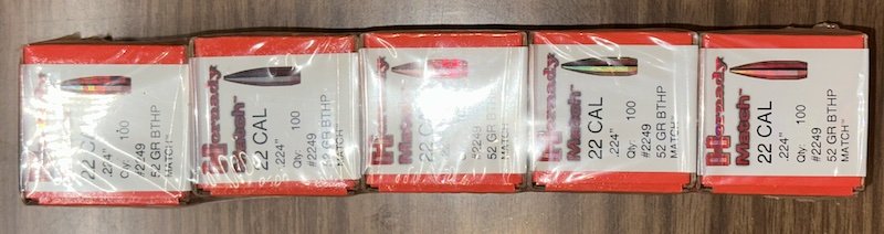100 St. HORNADY Match 22 Cal HPBT .224, 52 grs 2249 – Bild 1