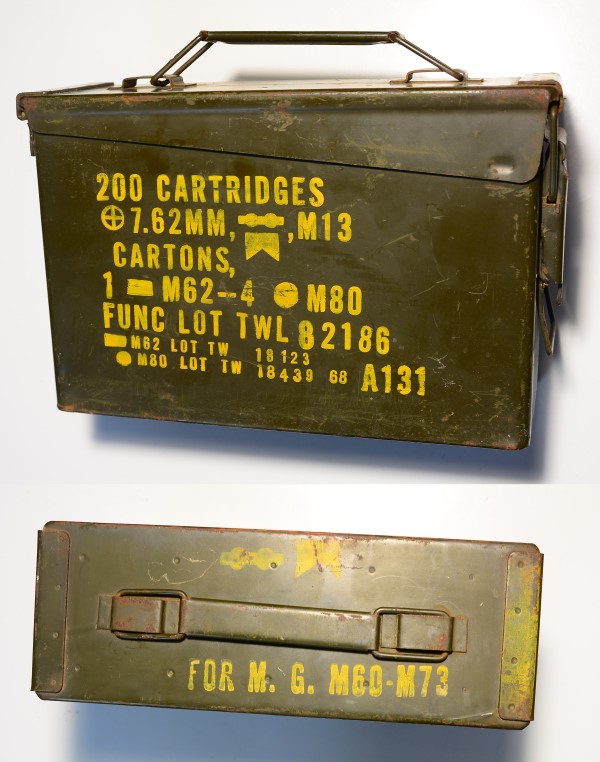US Munitionskiste Vietnamkrieg, cal. 7,62 mm – Bild 1